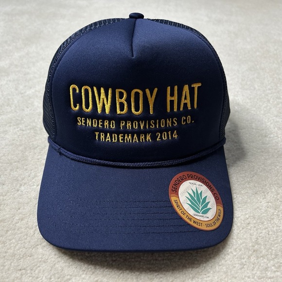 Sendero Provisions Co. Other - Sendero Provisions Mesh Trucker Cowboy Hat Cap Snapback Embroidered Curve Bill